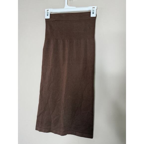 NWT Women’s Yitty Smooth As Hell Shaping Skirt Bossed Up Brown $84.95 MSRP Small - Picture 7 of 7